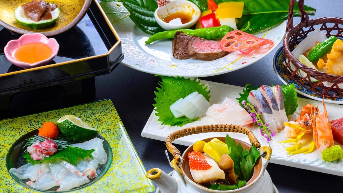 【オータムSALE】心技を尽くし旬の食材を合わせた「匠な技が光る贅会席」（食事処）