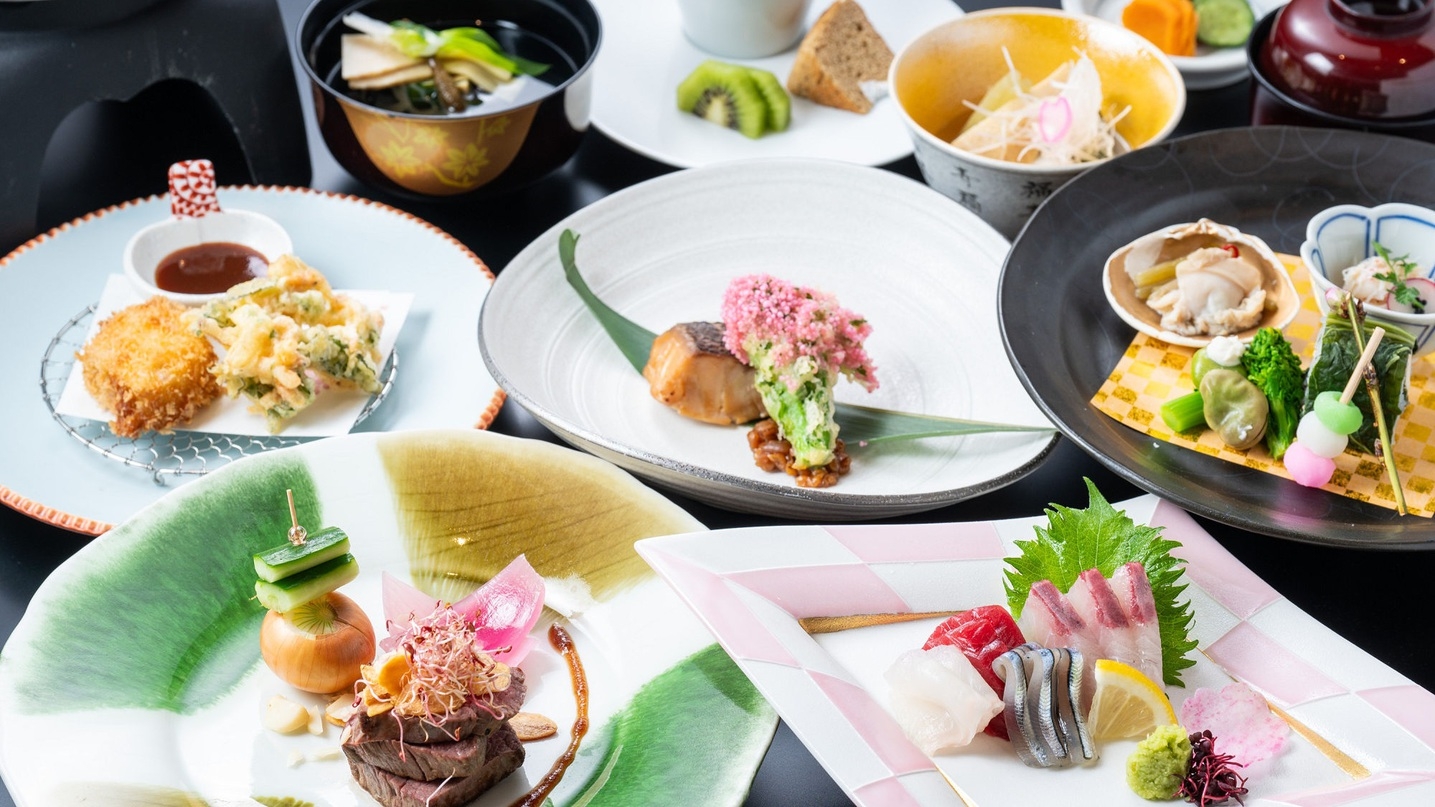 【グレードUP会席】メインは『和牛ステーキ』料理長が「おいしい」にこだわった 〜地産の美味食〜