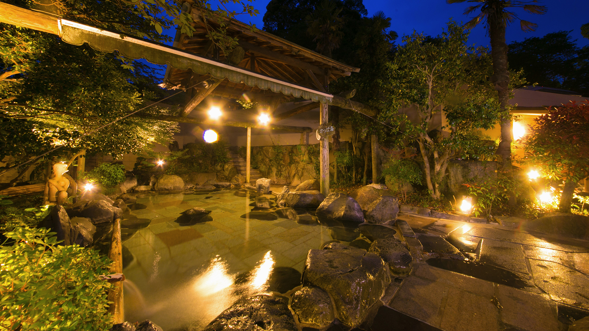 ◆湯の禅の里（露天、男湯）