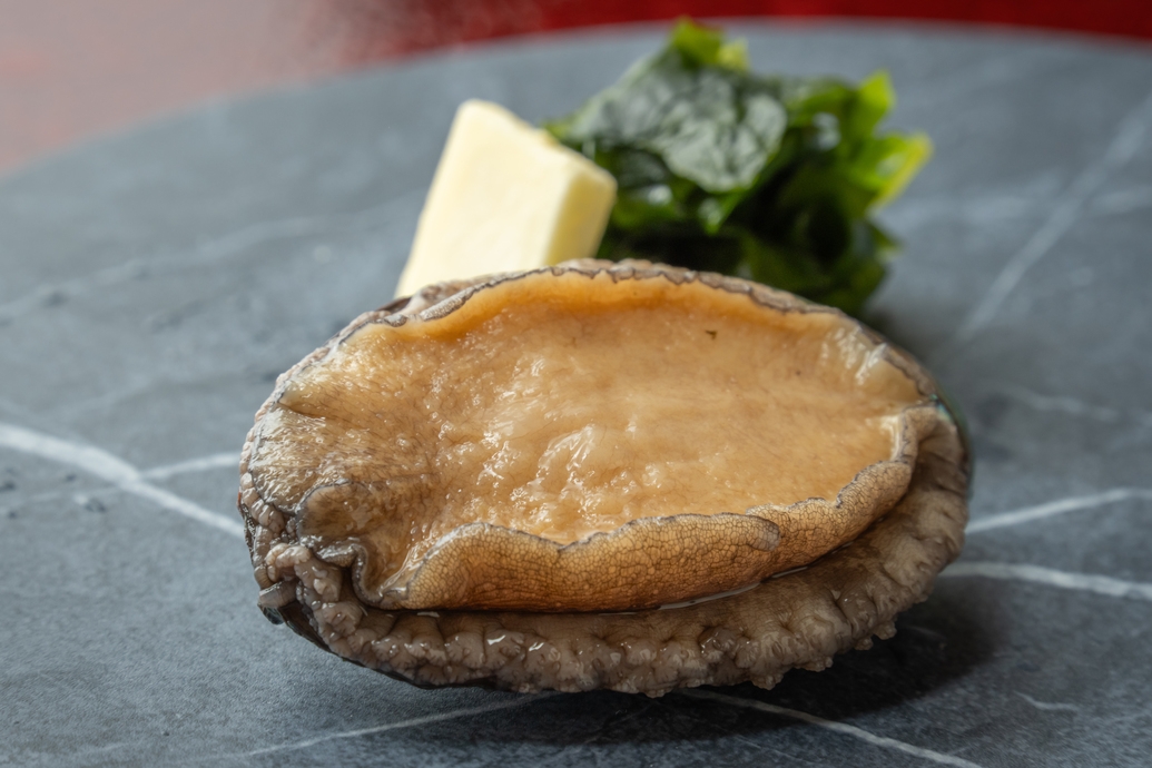 【最安3,300円〜】日帰り限定価格♪オーシャンラウンジ付♪鮑磯焼付一色魚舟盛ランチ〈入浴優待あり〉