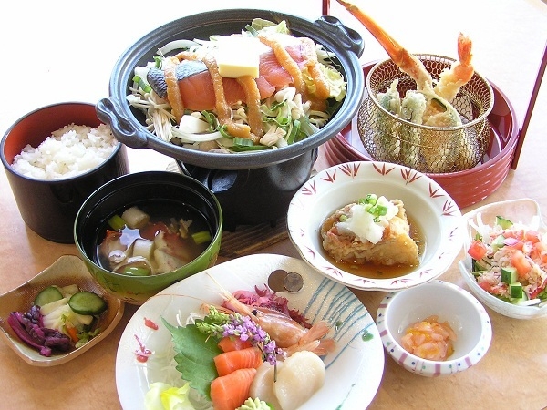 【１泊２食付】北海道名物！鮭のちゃんちゃん焼き！オホーツクグルメプラン