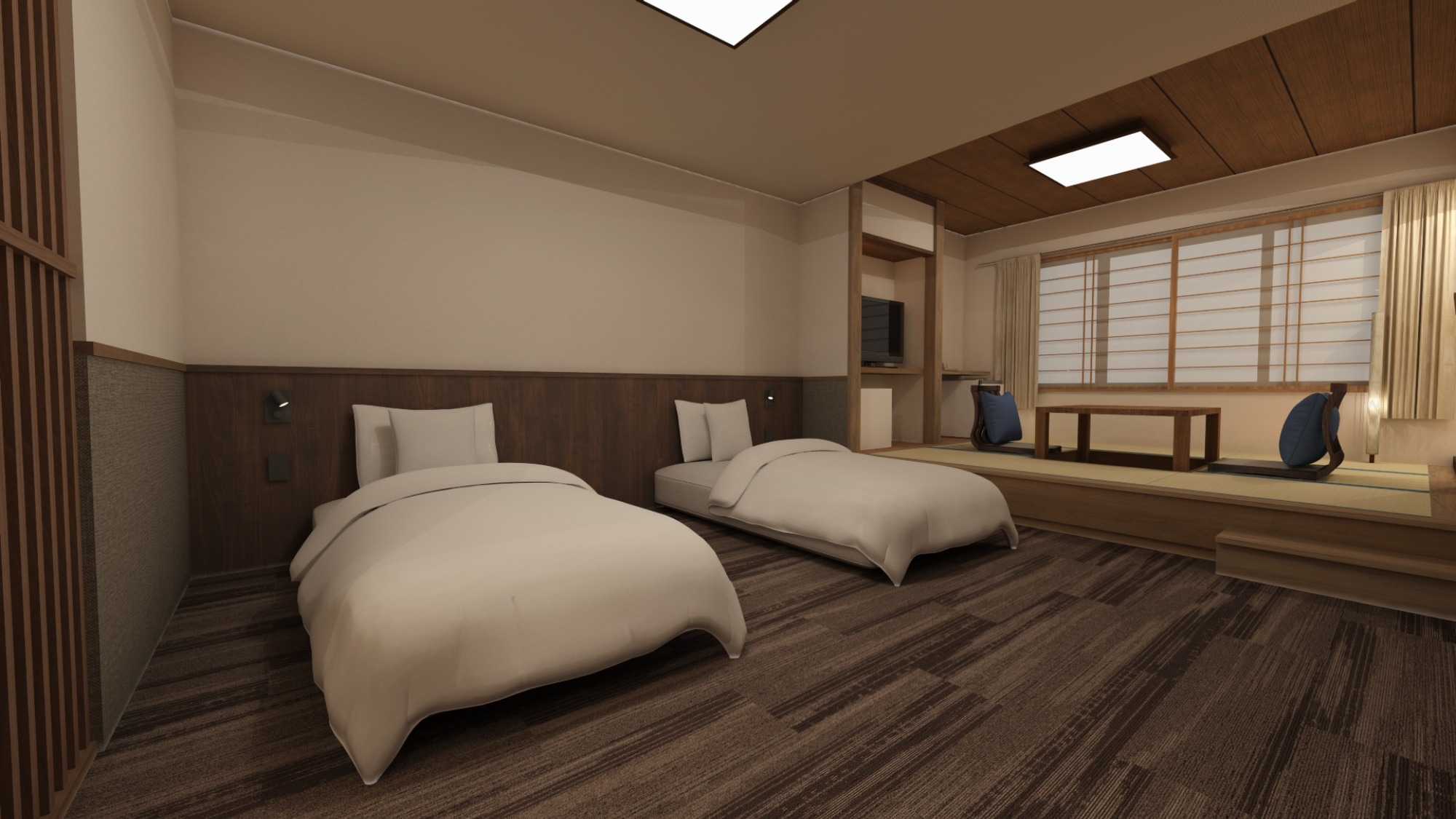 【客室リニューアル記念】通常客室同額で2025年12月改装のツインルームにご宿泊♪＜1泊2食付＞