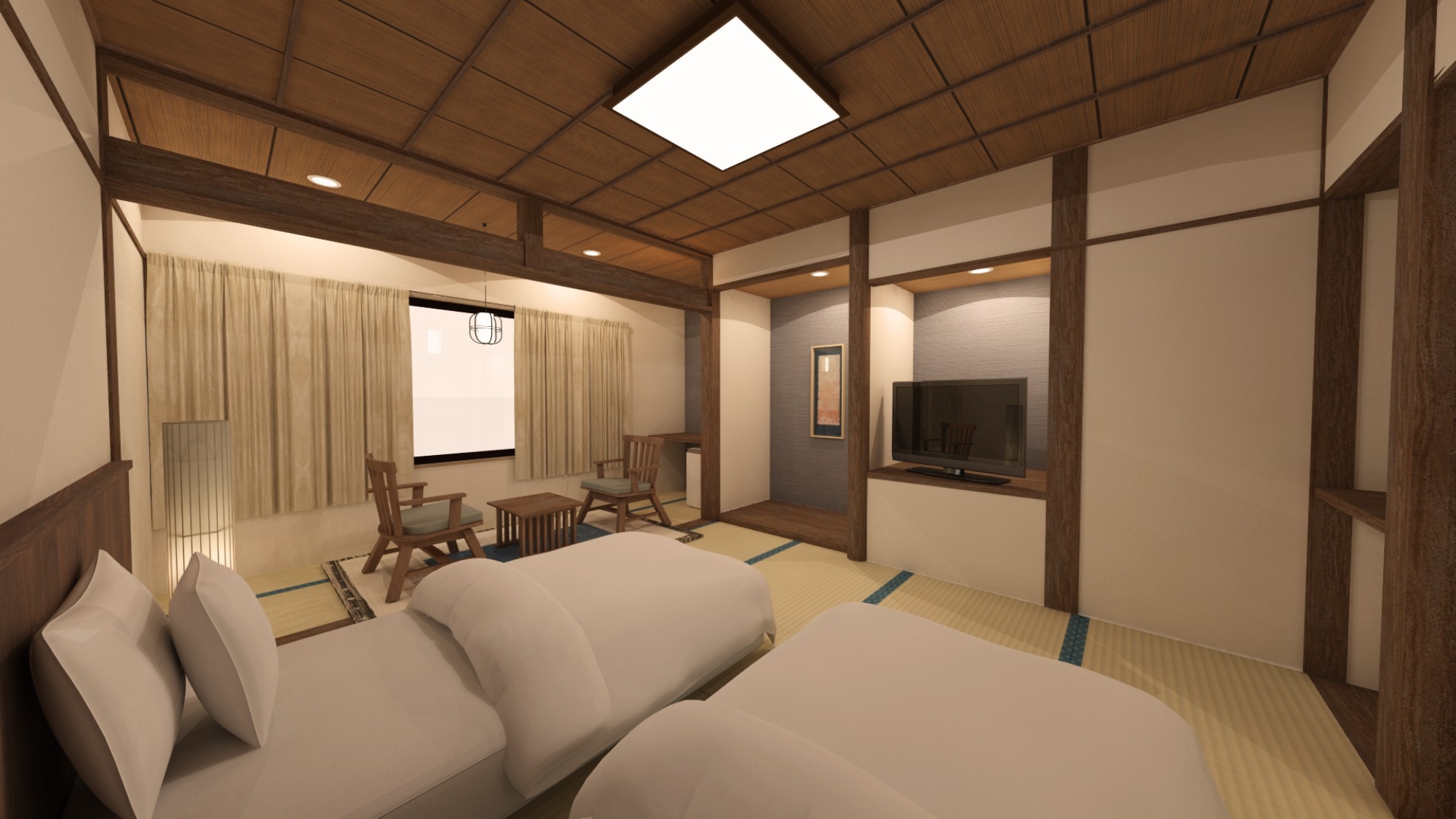 【客室リニューアル記念】通常客室同額で2025年12月改装のツインルームにご宿泊♪＜1泊2食付＞