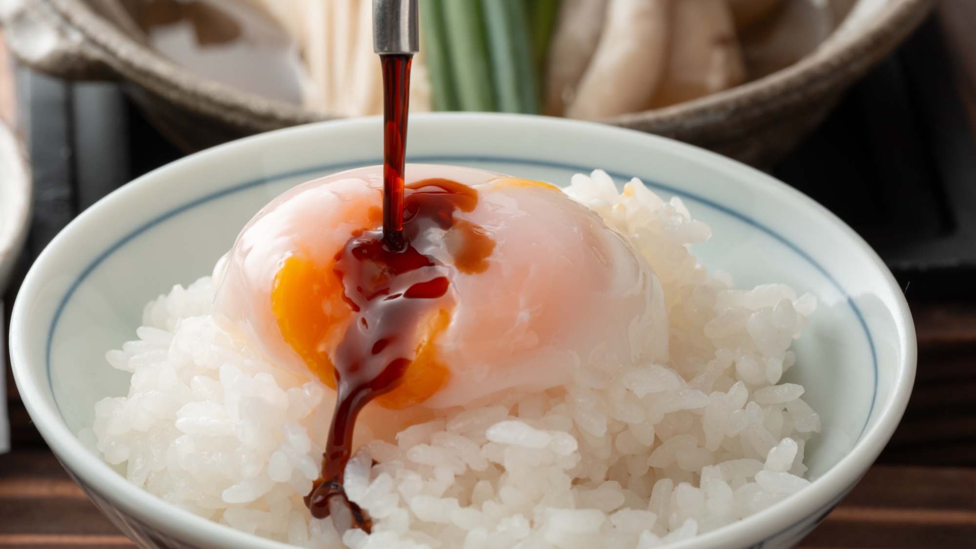 ■朝食一例｜小野川温泉のラジウム温泉卵