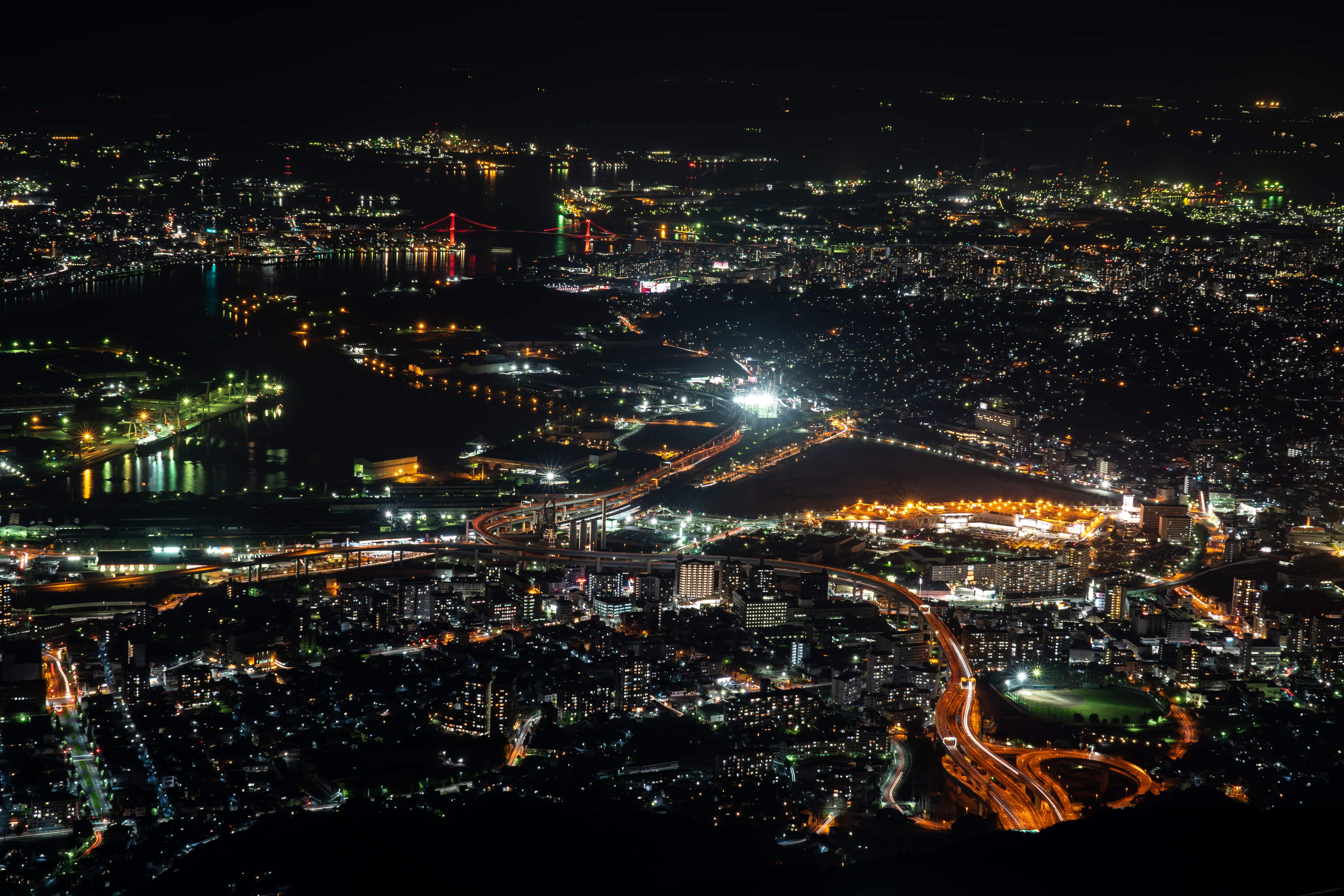 皿倉山の夜景は「新日本三大夜景」