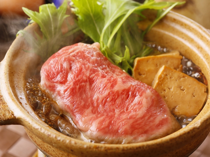 トロリと口の中に旨みが広がる高千穂牛のすき焼きプラン(suki)