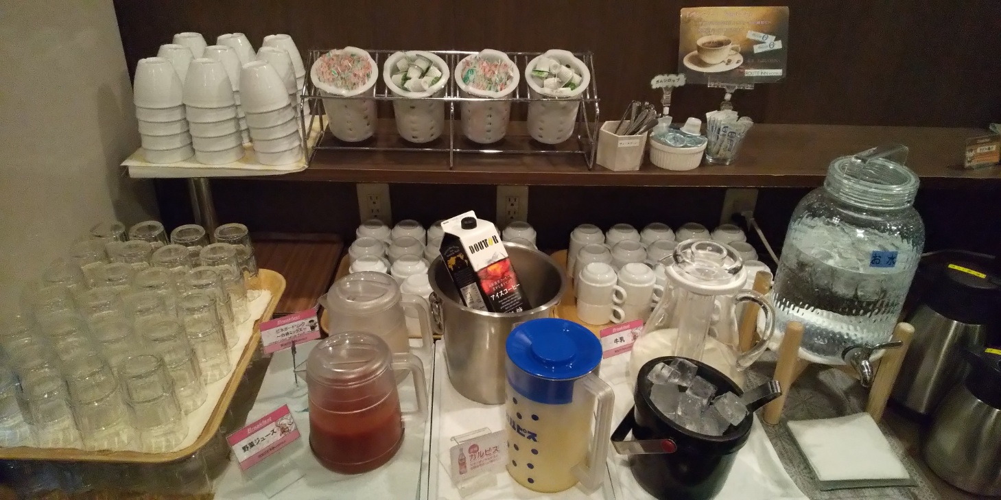 種類豊富なドリンクコーナー