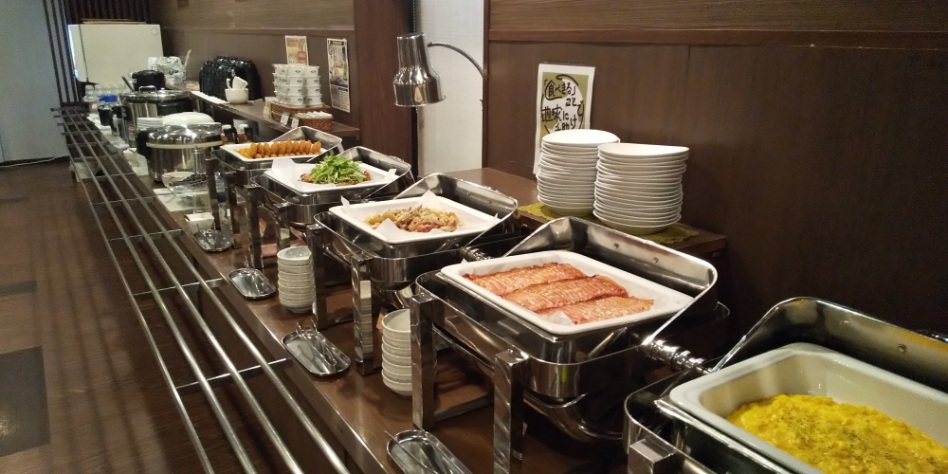 朝食バイキングレーン①