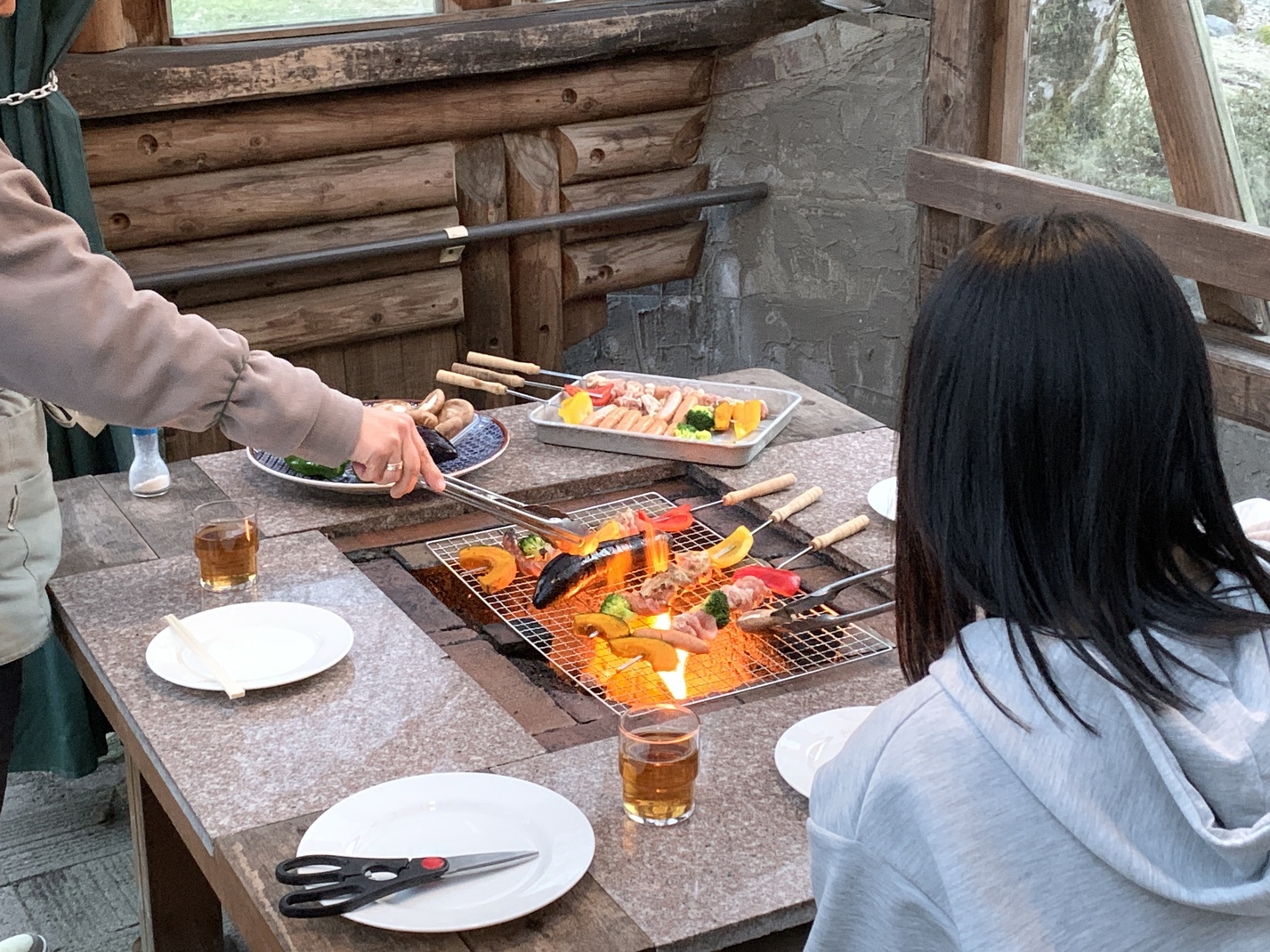 【素泊まり】コテージ1棟貸切別荘気分オーナー手造り空間でのんびり　屋根付BBQや自炊・手持ち花火OK