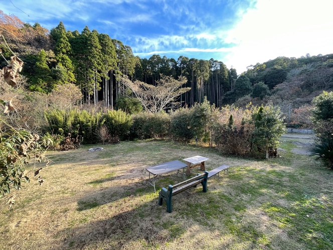 Dome Glamp専用の芝庭