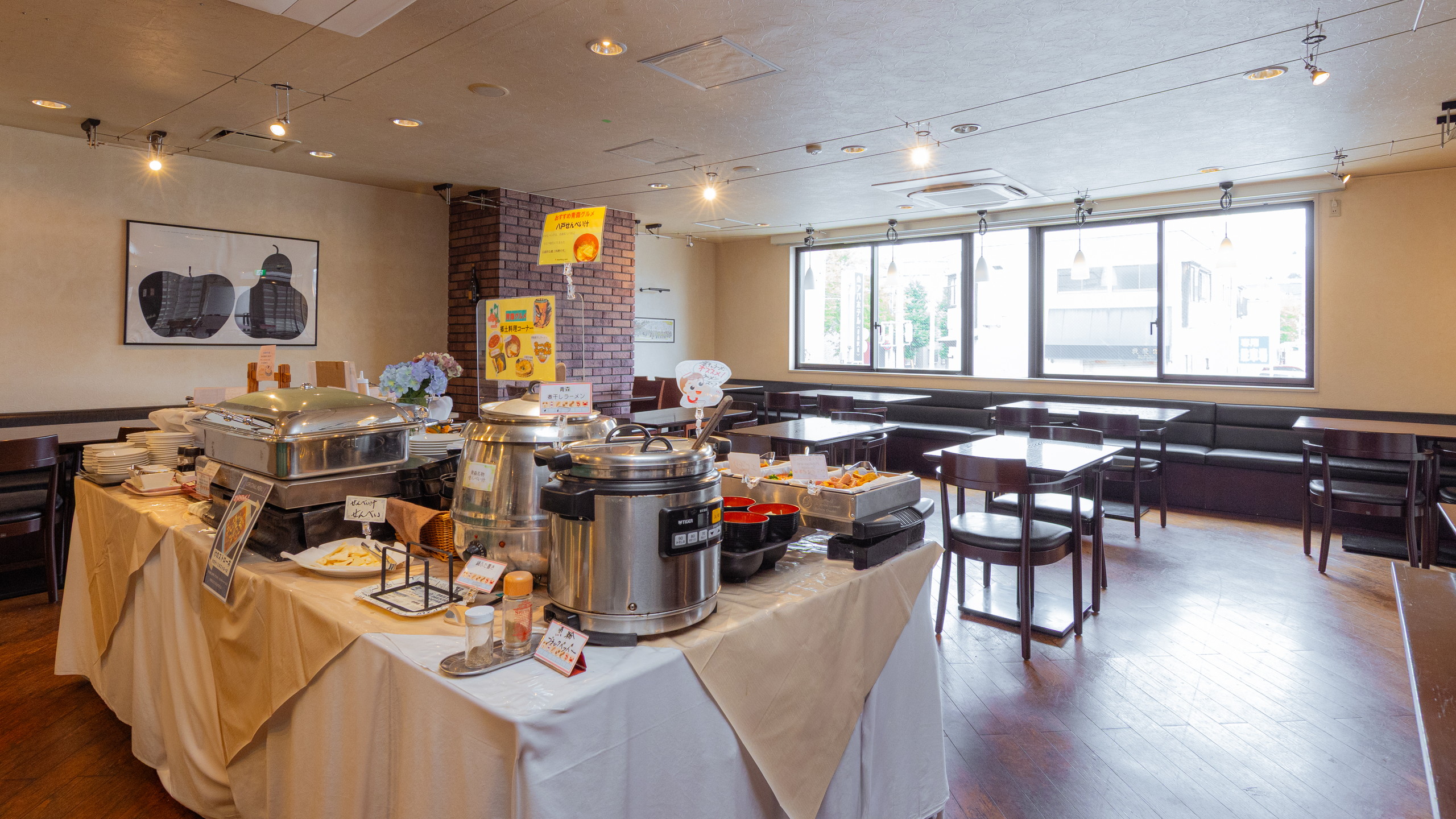 朝食会場