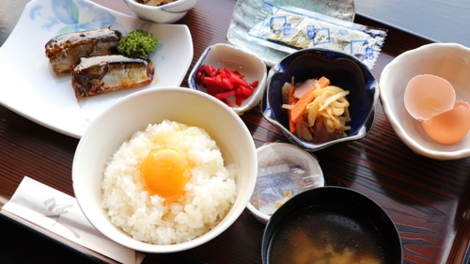 2017年9月27日の和朝食。おかずは日替わりです♪