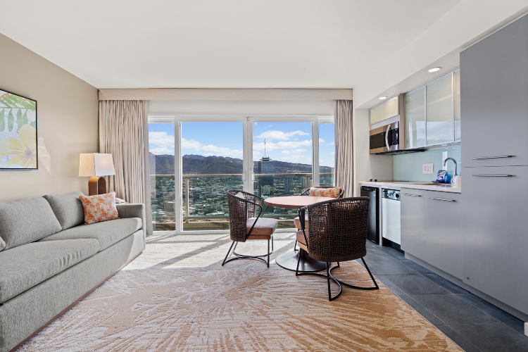 1ベッドルーム シティー マウンテンビュー スイート 一例