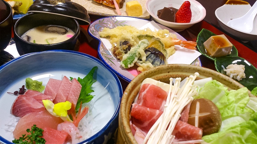・お夕食イメージ（冬）/新鮮な日本海の幸をどうぞ。