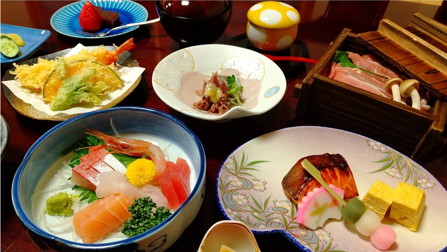 ・お夕食イメージ/新鮮な日本海の幸をどうぞ。