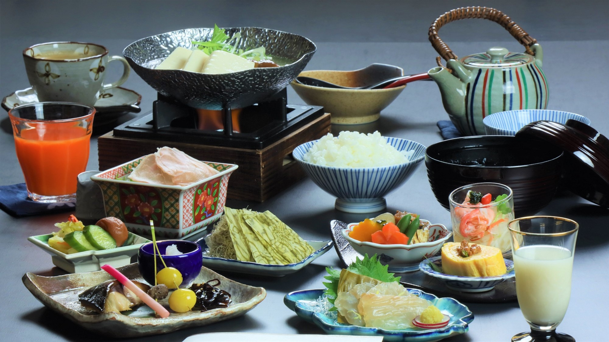 ＜朝食付きプラン＞富山の食文化に触れる北前船と昆布料理のこだわり朝食【個室食】【貸切風呂】