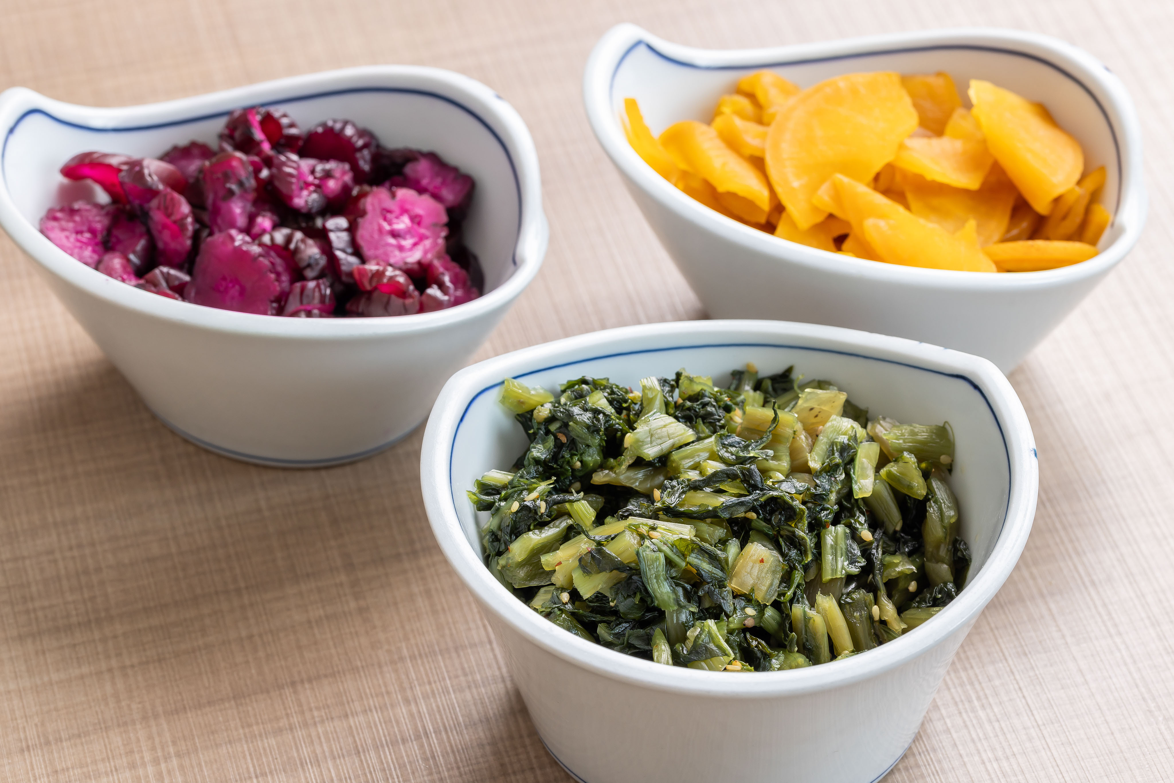 ホテル朝食一品、漬物