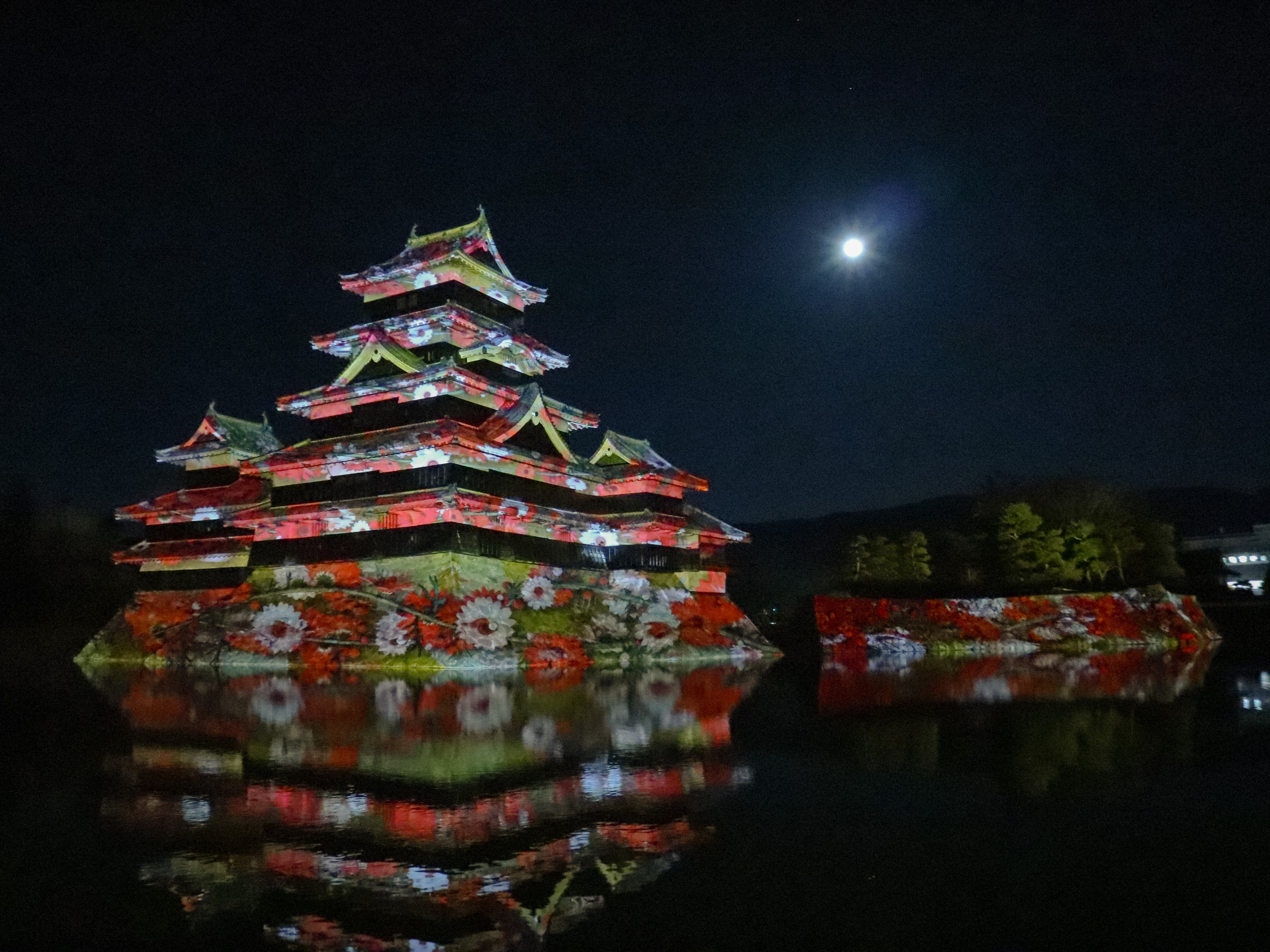 国宝松本城プロジェクションマッピング
