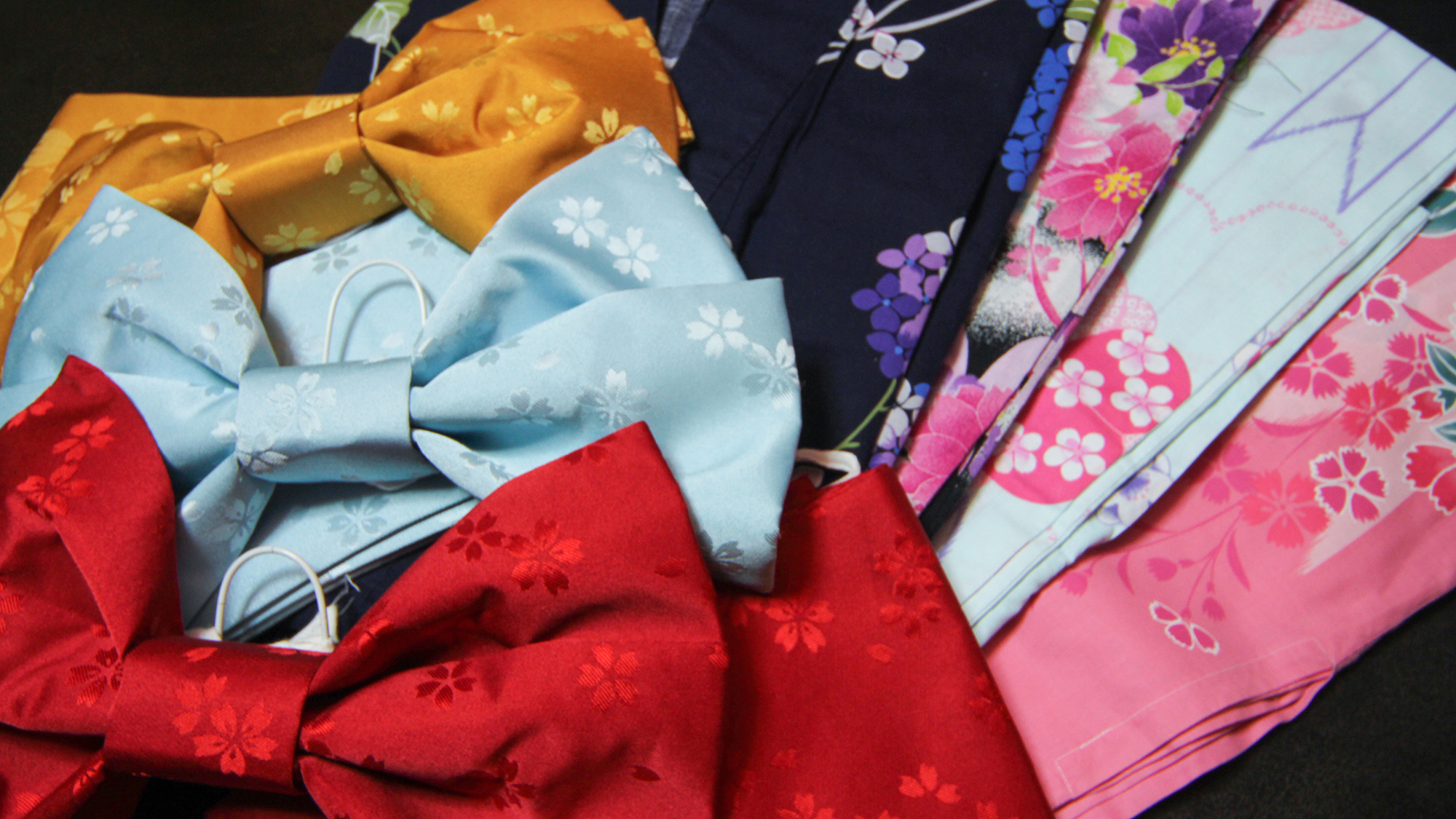 #プラン特典_選べる色浴衣_女性限定★色とりどりの可愛い色浴衣を着れば気分が上がること間違いなし♪