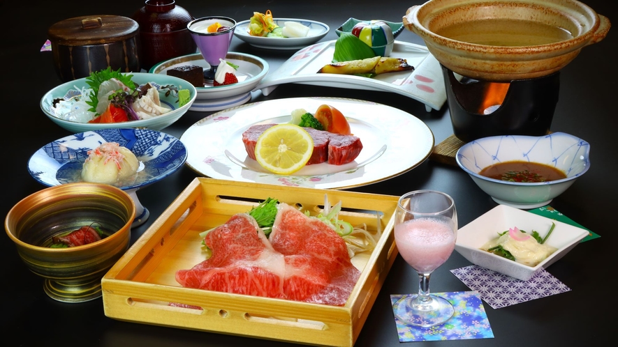 #料理長自慢の会席料理