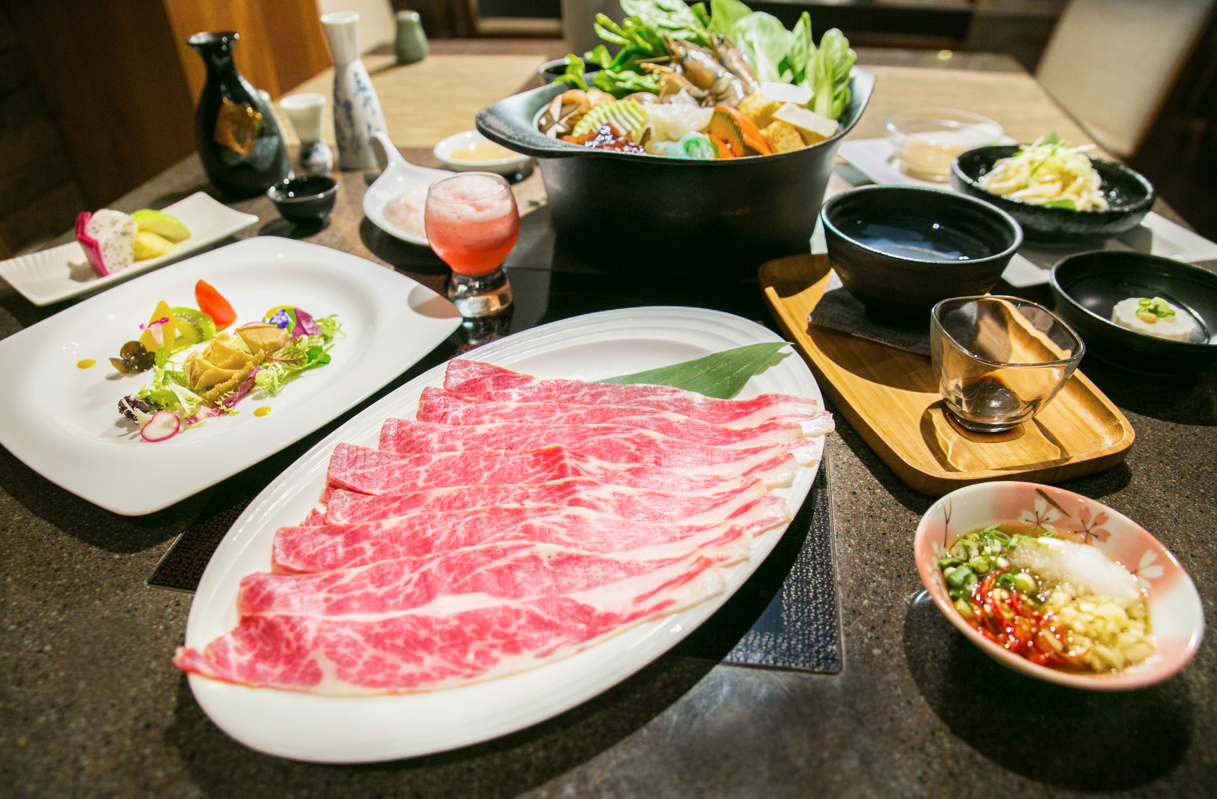 月兒彎彎 牛肉しゃぶしゃぶ