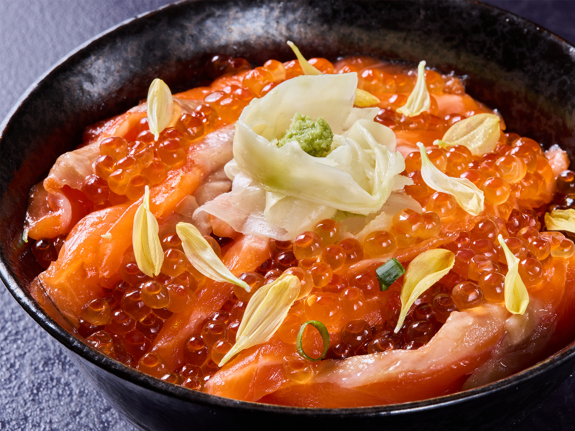 サーモン・イクラ丼