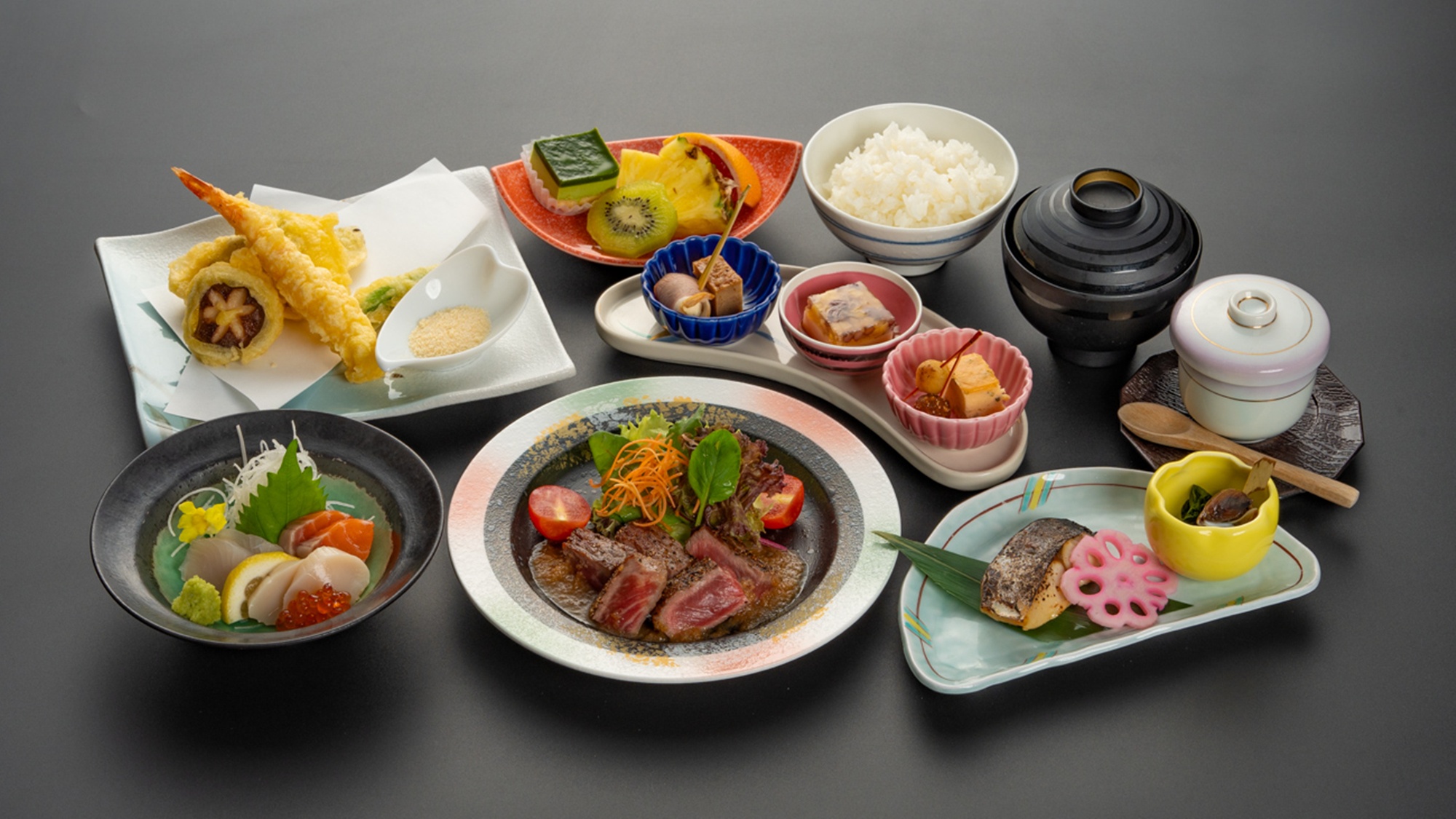 【懐石Aコース☆】九州の食材をふんだんに使った和洋中の創作懐石料理