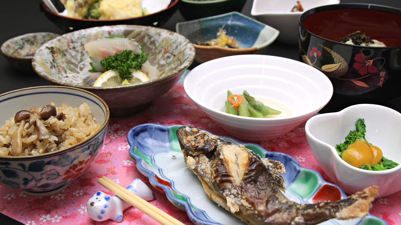 【１泊夕食】朝食不要な方にぴったりの夕食のみ〜手打ち［裁ち蕎麦］＆新鮮なイワナのお造り！