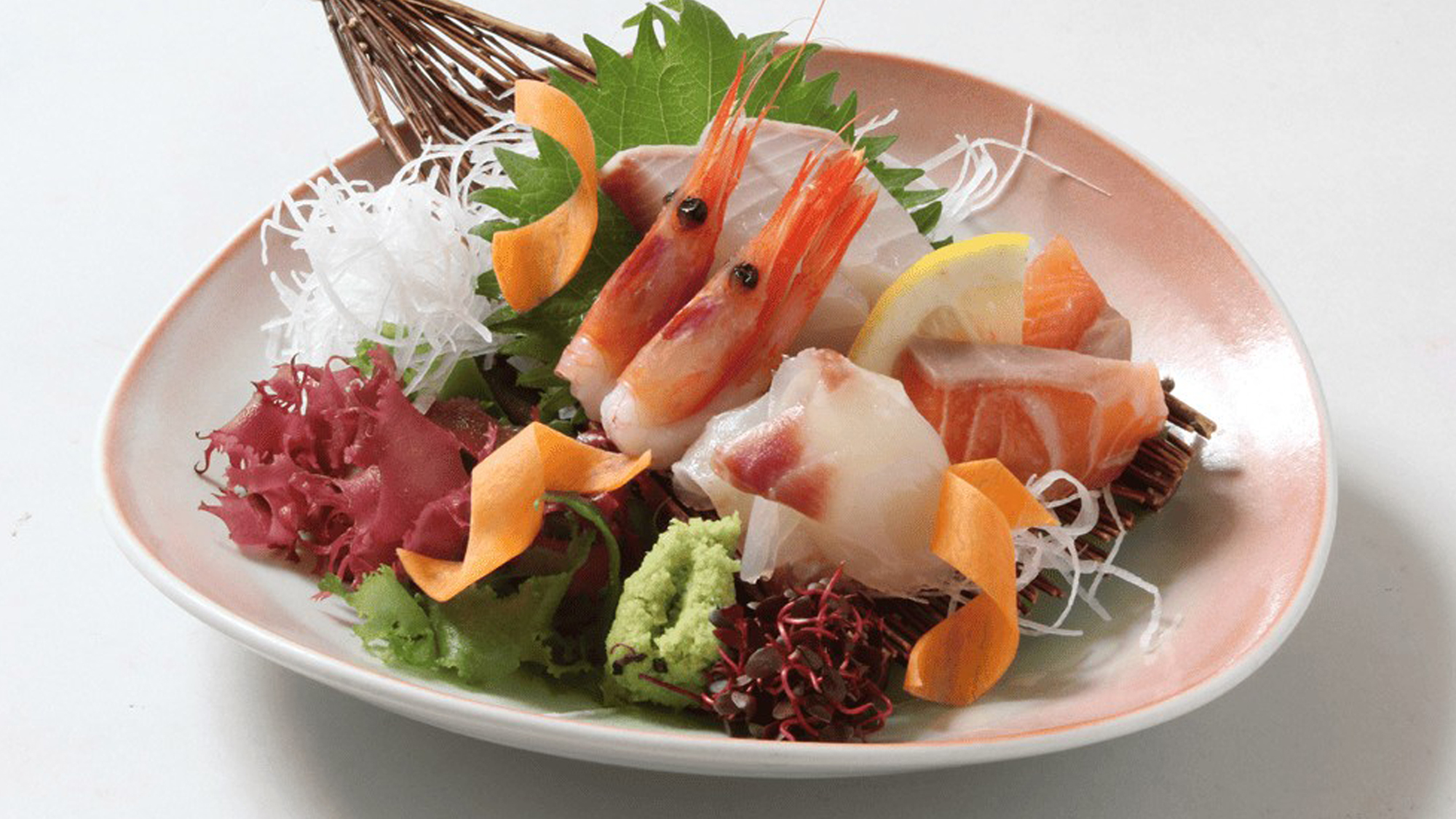 【炭火焼きチョイスde蟹フルコース】刺身盛り合わせ