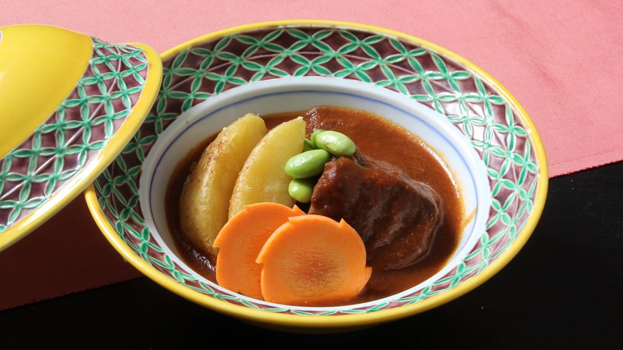 【炭火焼きチョイスde蟹フルコース】牛たんデミグラスソース煮込