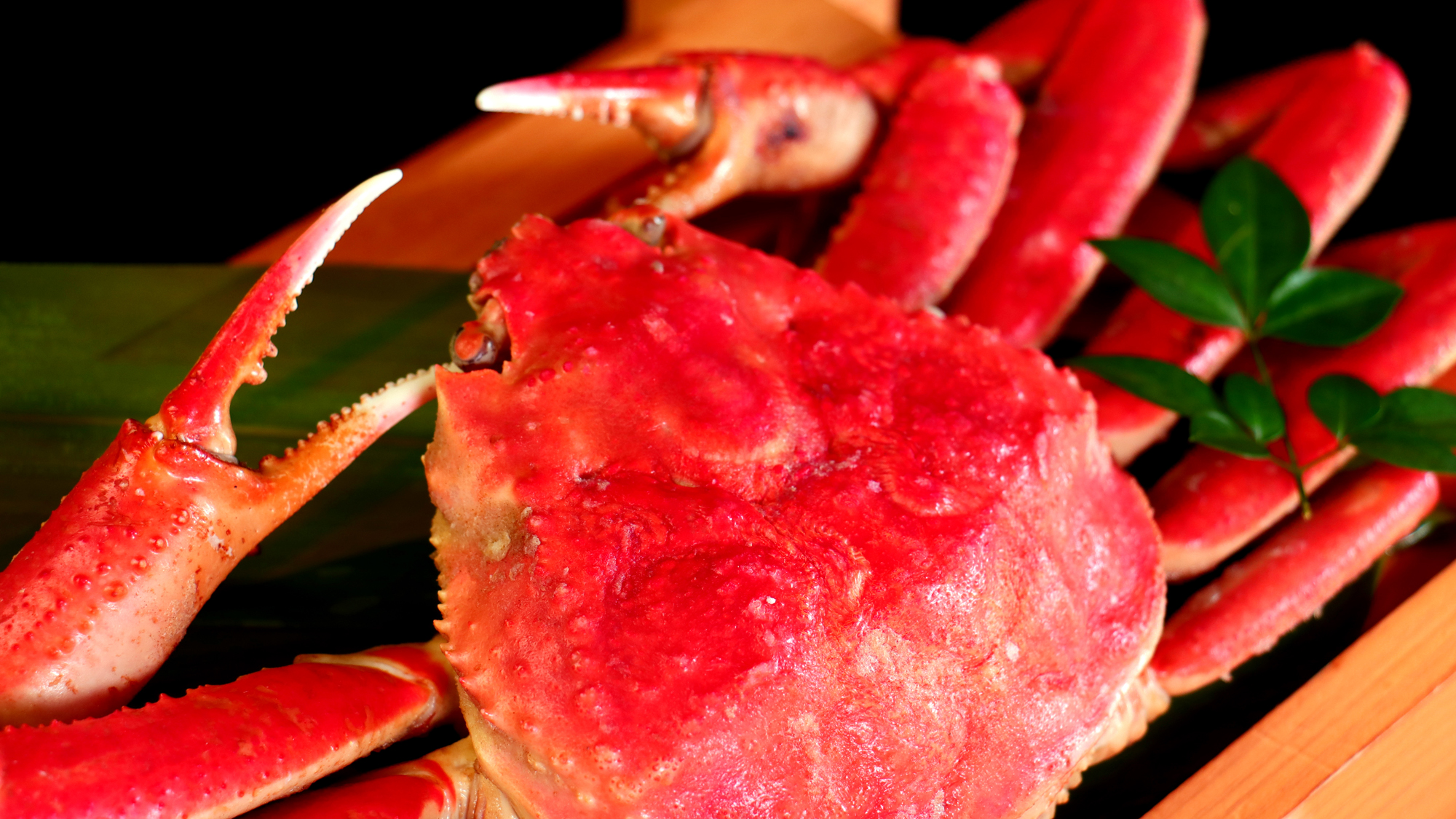 【料理長厳選の蟹】冬の味覚を存分に味わってください。
