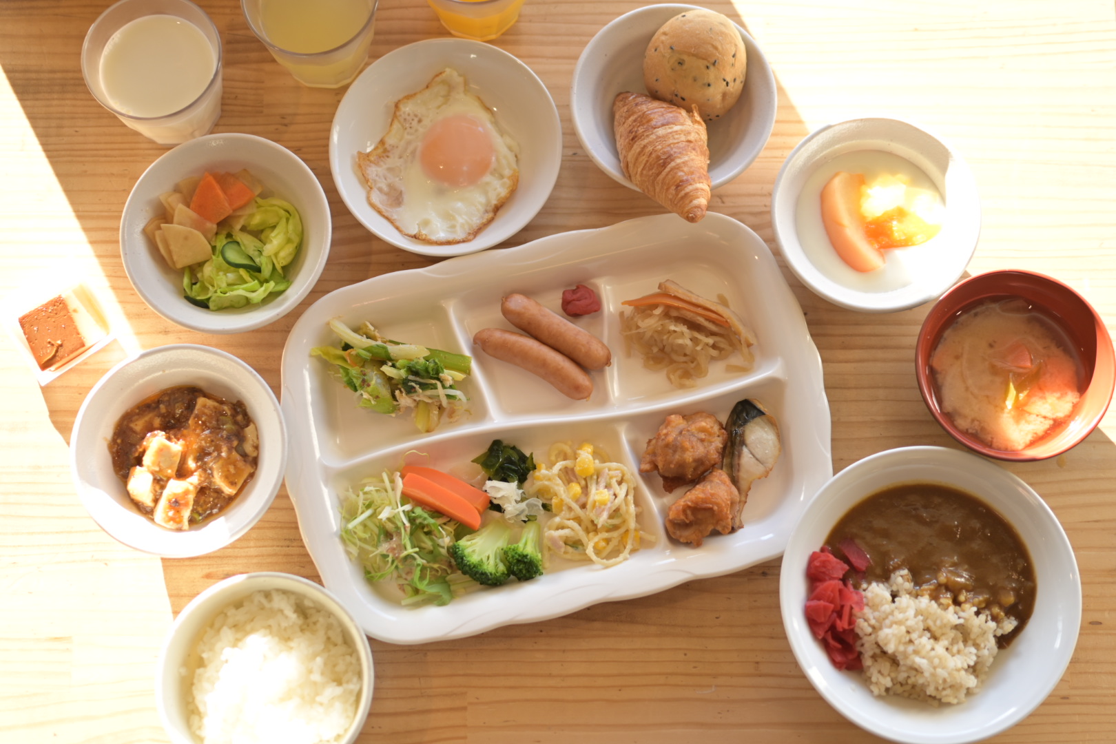 朝食バイキング