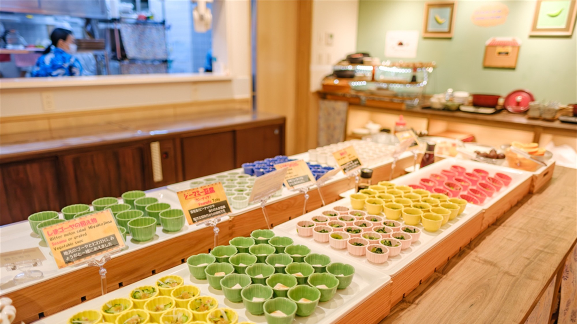 【朝食ブッフェメニュー一例】◆一口サイズで食べやすい工夫を凝らした料理が満載。