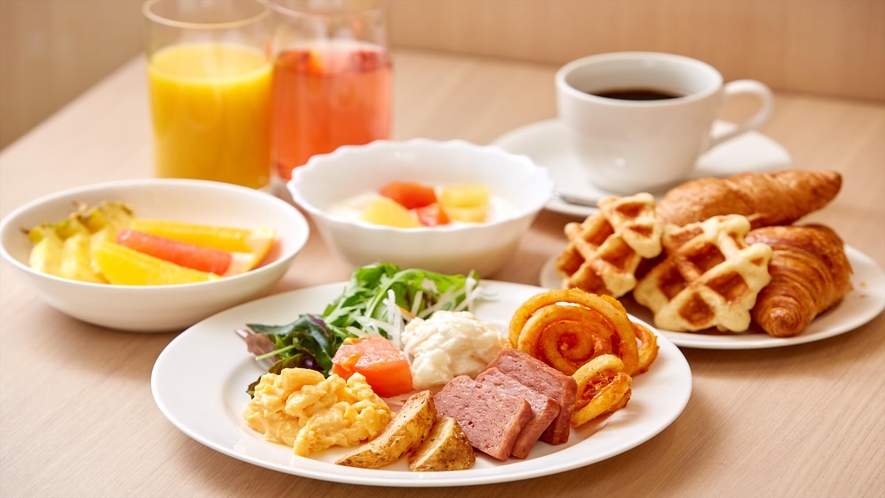  【朝食ブッフェメニュー洋食一例】お好みを料理をお召し上がりください
