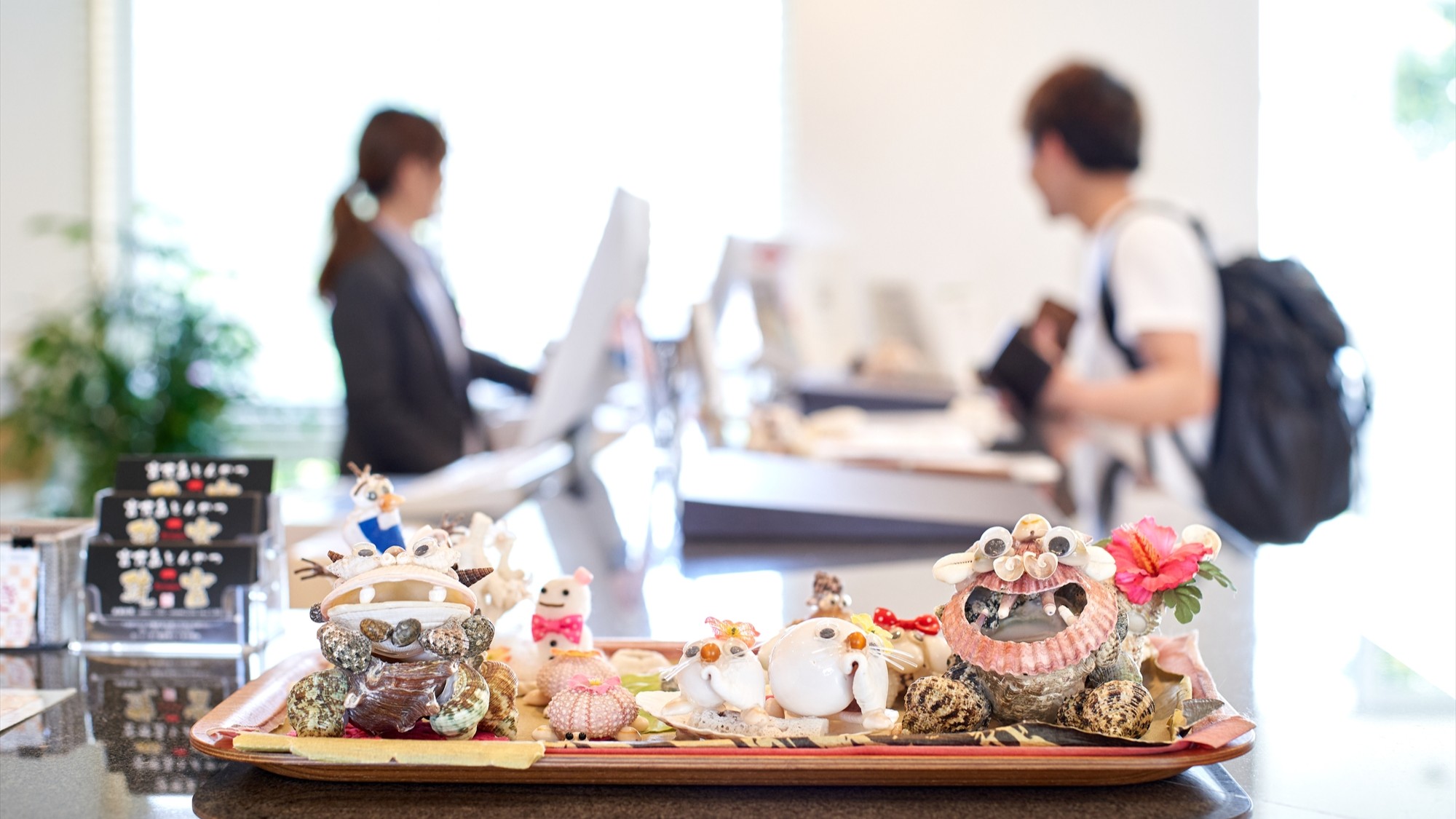 【ロビー】◆笑顔のスタッフがお客様をお出迎え。