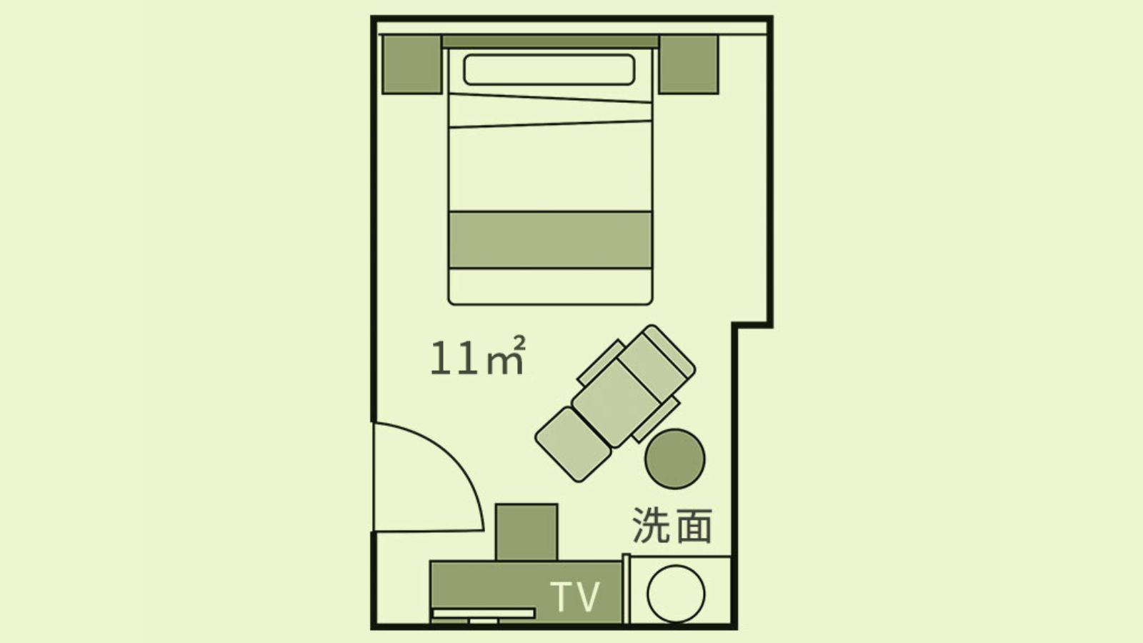 【ダブルルーム｜もずの間】