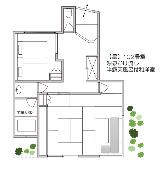 星　平面図
