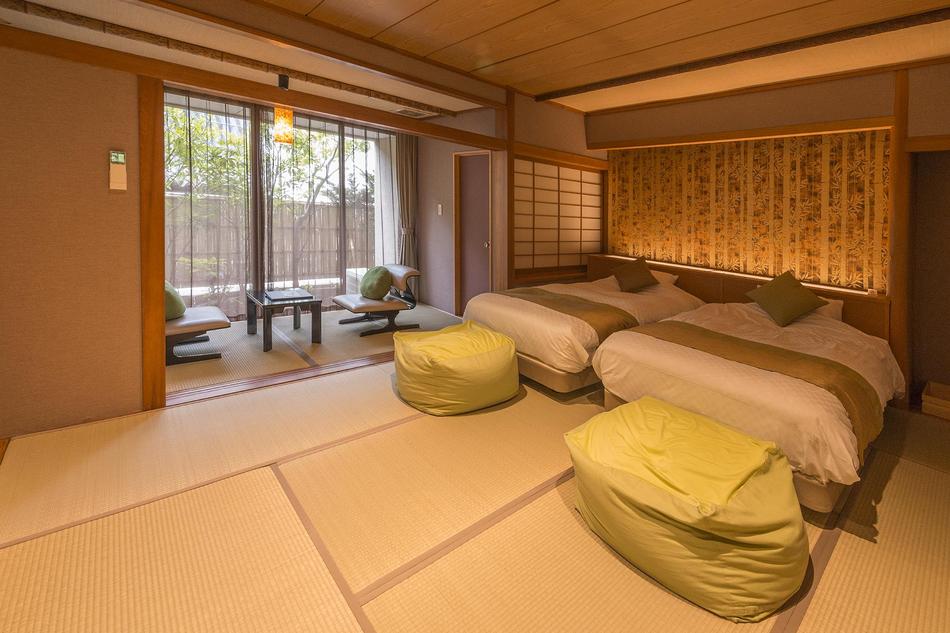 Japanese modern twin bedroom 10 tatami mats