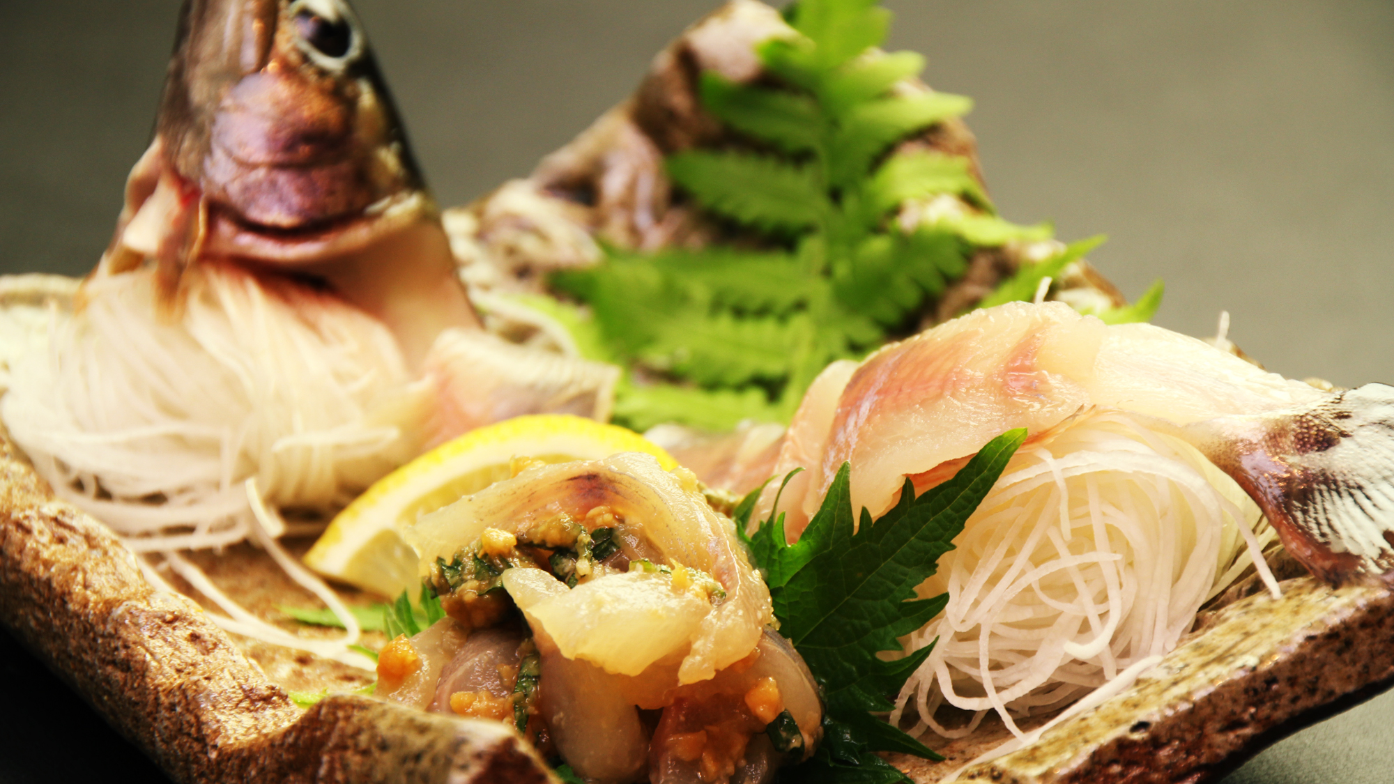 ちょっと珍しい、岩魚のお刺身◆新鮮で美味しい！