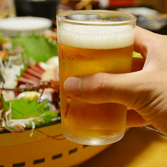 美味しいビールで乾杯！