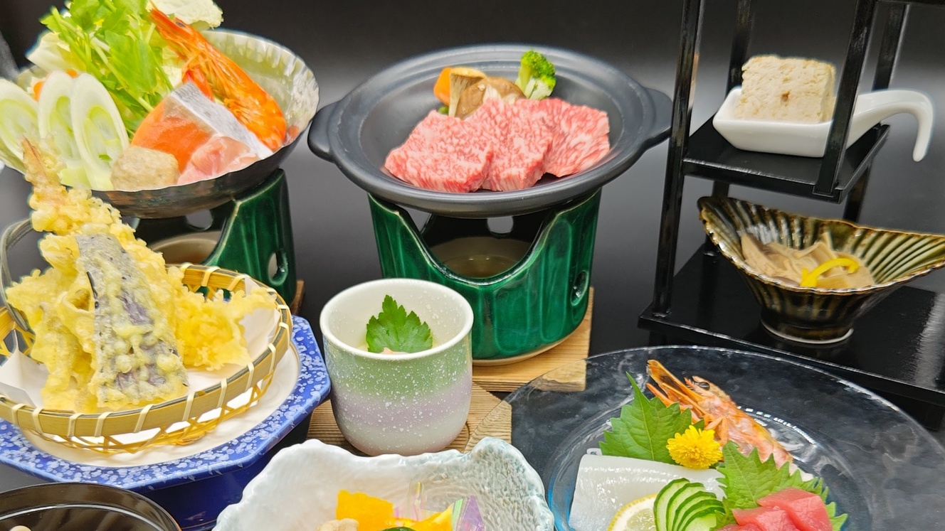 【期間限定】秋田県産黒毛和牛を堪能＆天然温泉を満喫プラン【1泊2食付】