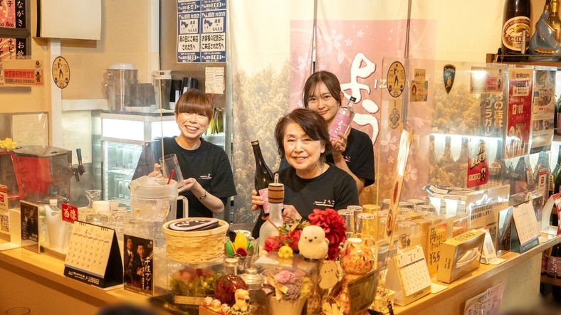 【居酒屋ようこ 晩酌セット付】名物ママと飲んで歌って語らって♪アットホームな夜を女川で＜軽朝食付＞
