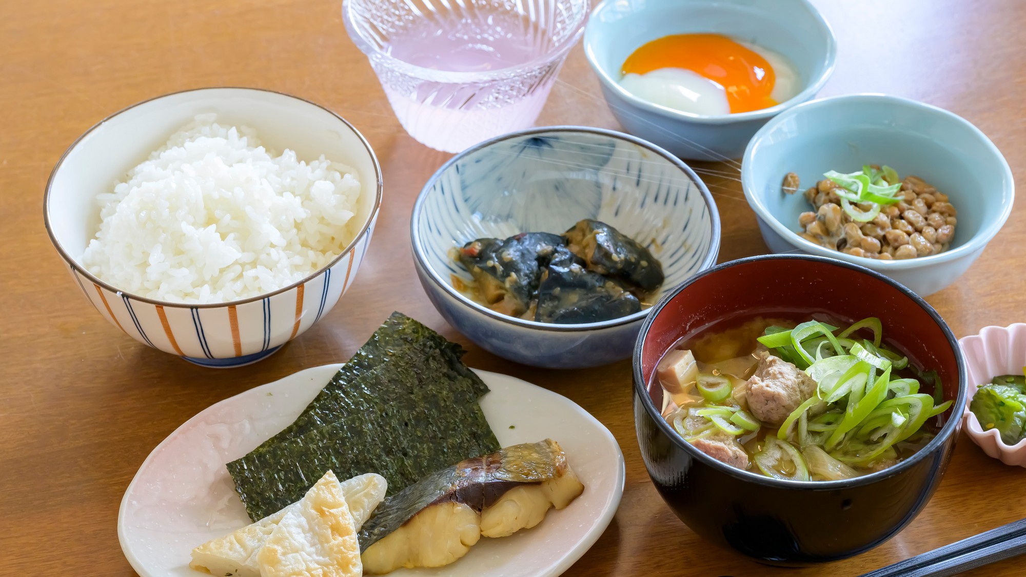 ☆身体に優しい美味しい和朝食をお召し上がりください。