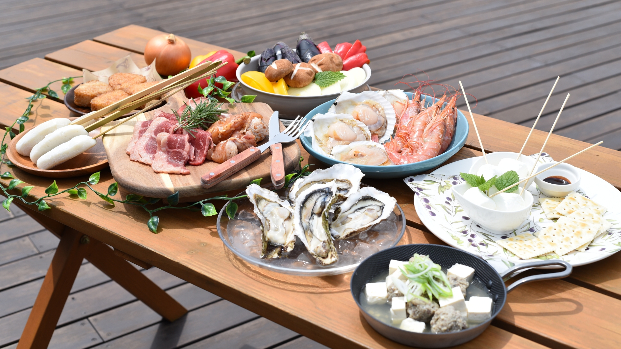 女川の空気と一緒に味わうバーベキューは格別♪