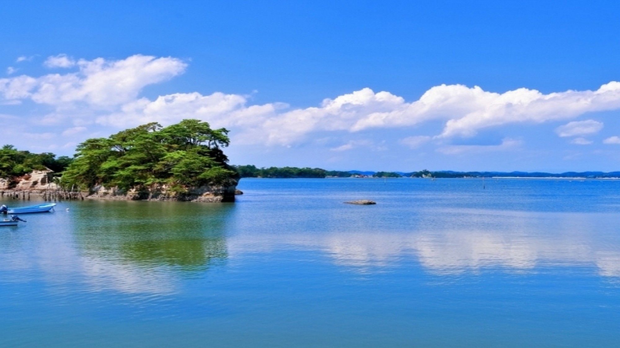 ☆【奥松島の海と空】冬でも暖かく「東北の伊豆」とも呼ばれる奥松島