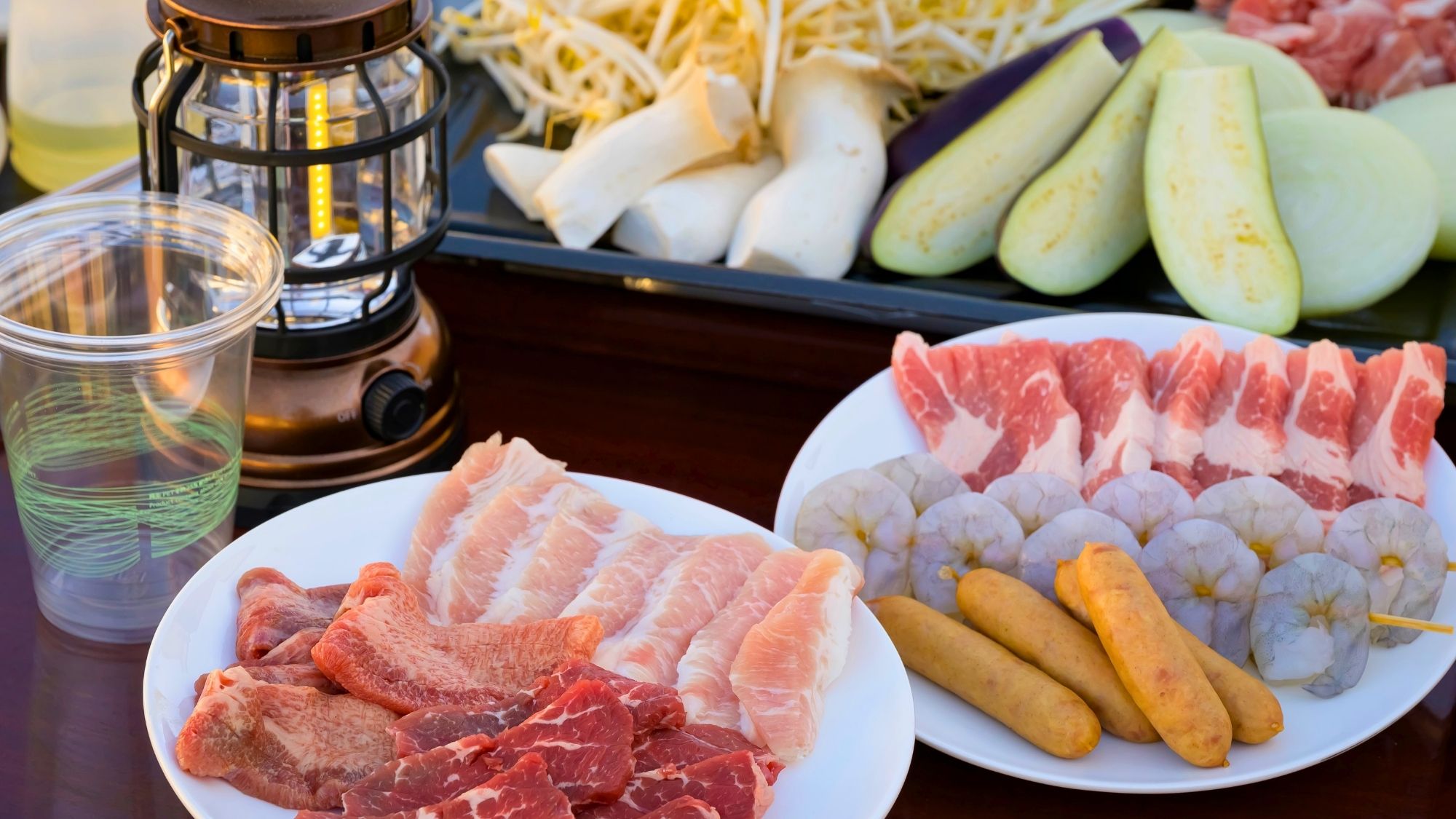 ☆女川の新鮮な食材をたっぷりとご用意。ご自身でのご用意も可能。