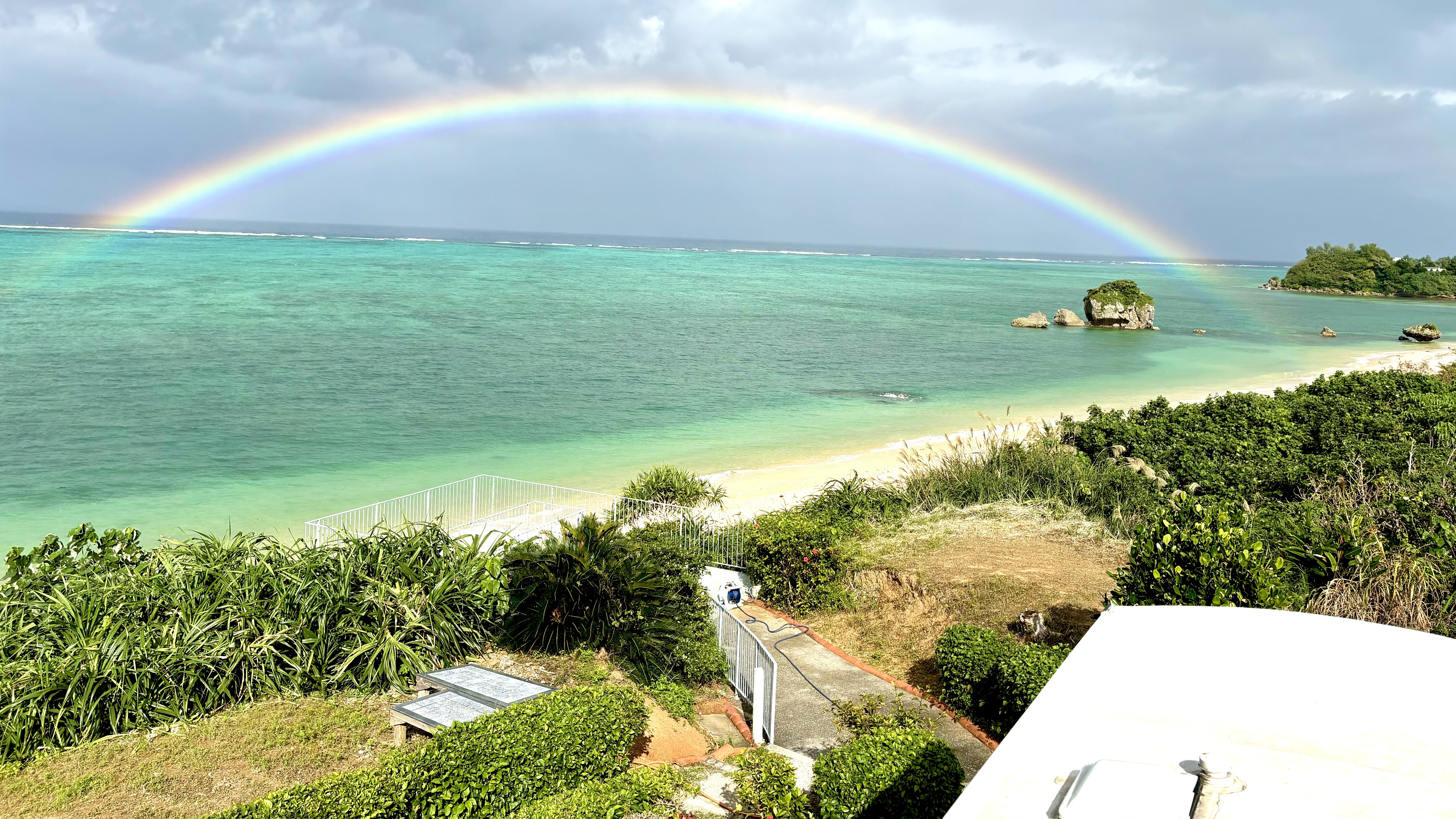 海側デッキからの眺望