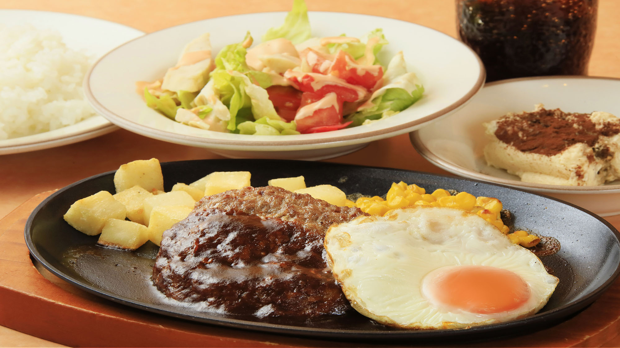 ハンバーグモーニングセット
