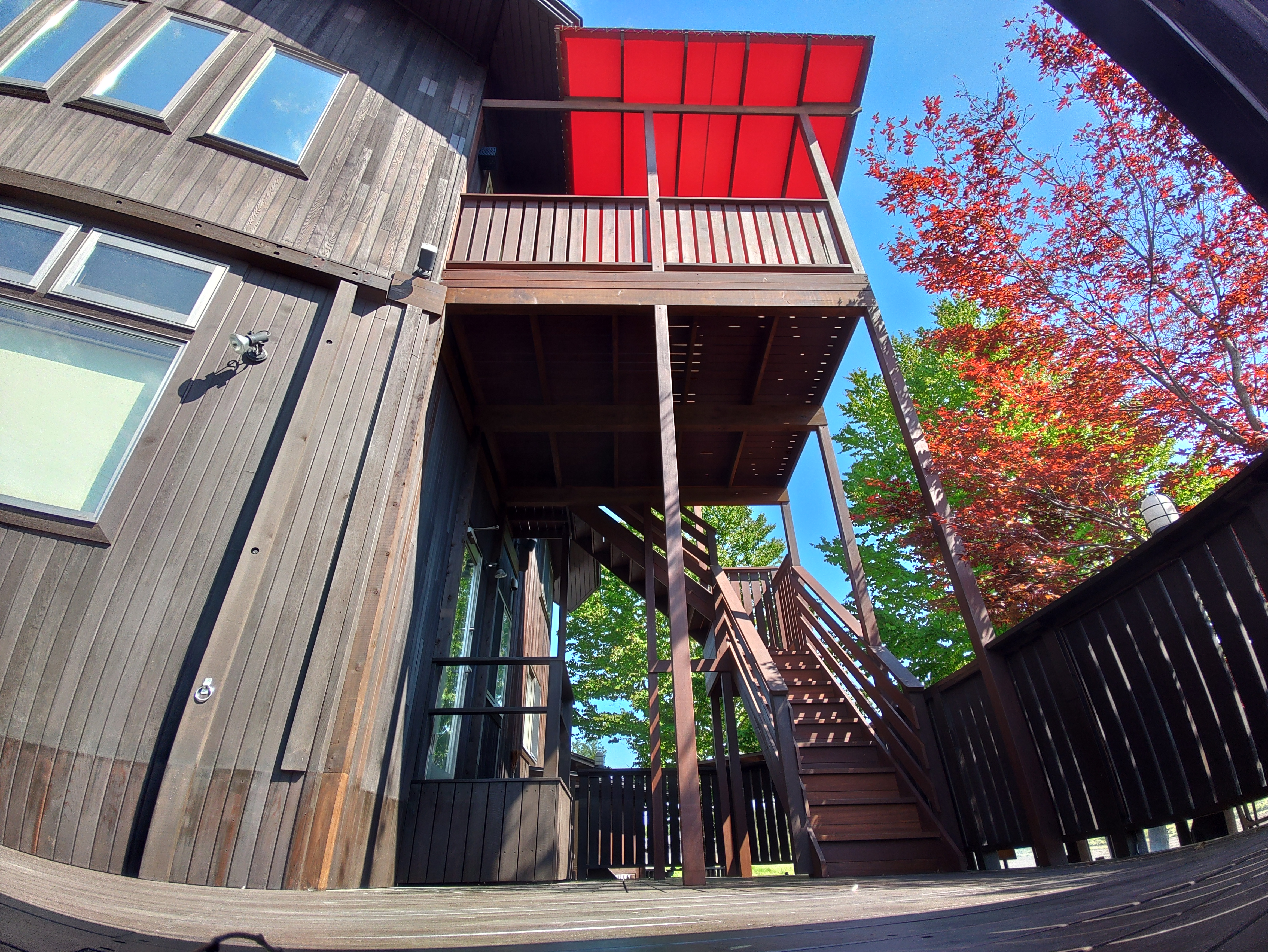 バケーション棟2F専用入口階段