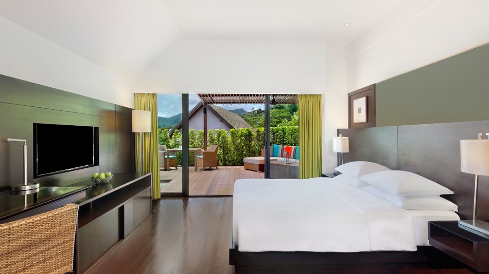 テラスルームキングベッド ワールプールバス付